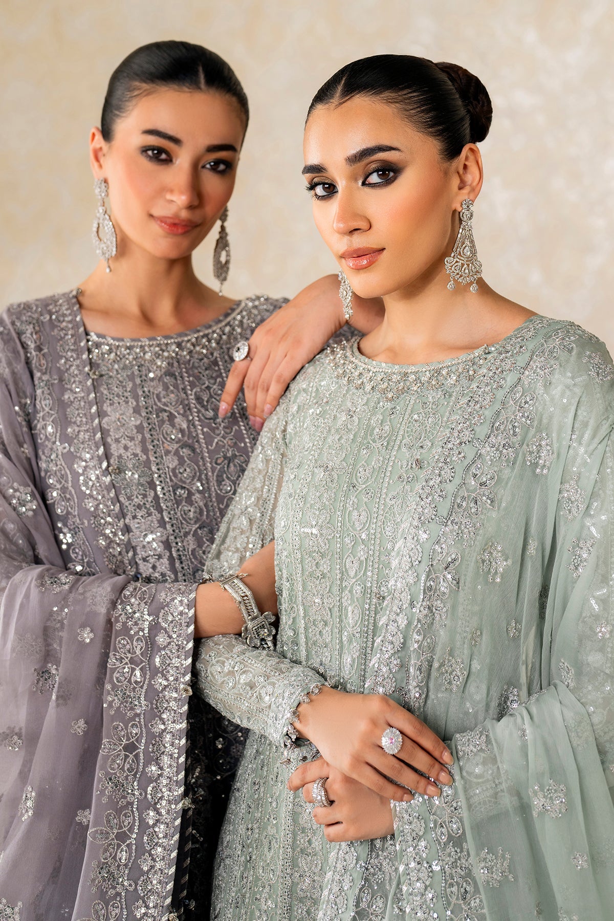 EMBROIDERED CHIFFON SF-4161