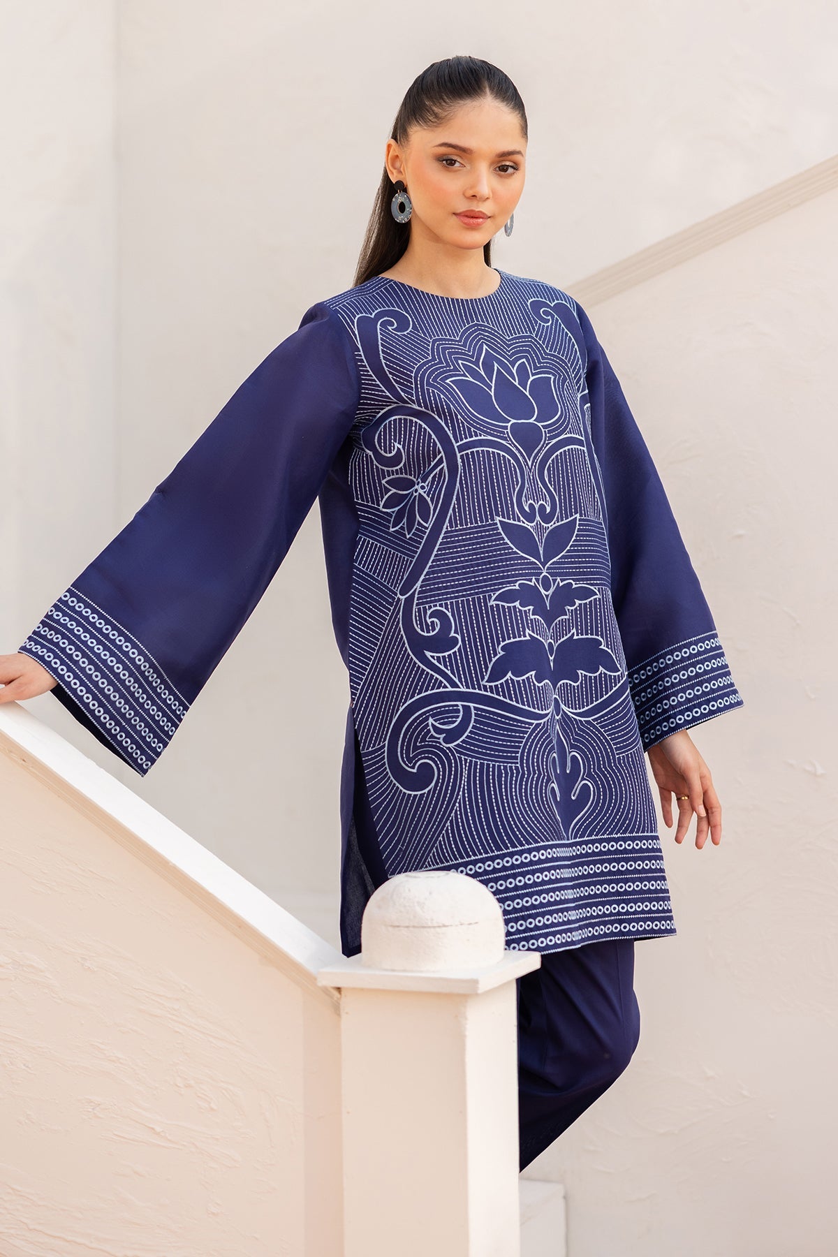 EMBROIDERED JACQUARD LAWN PR-1110