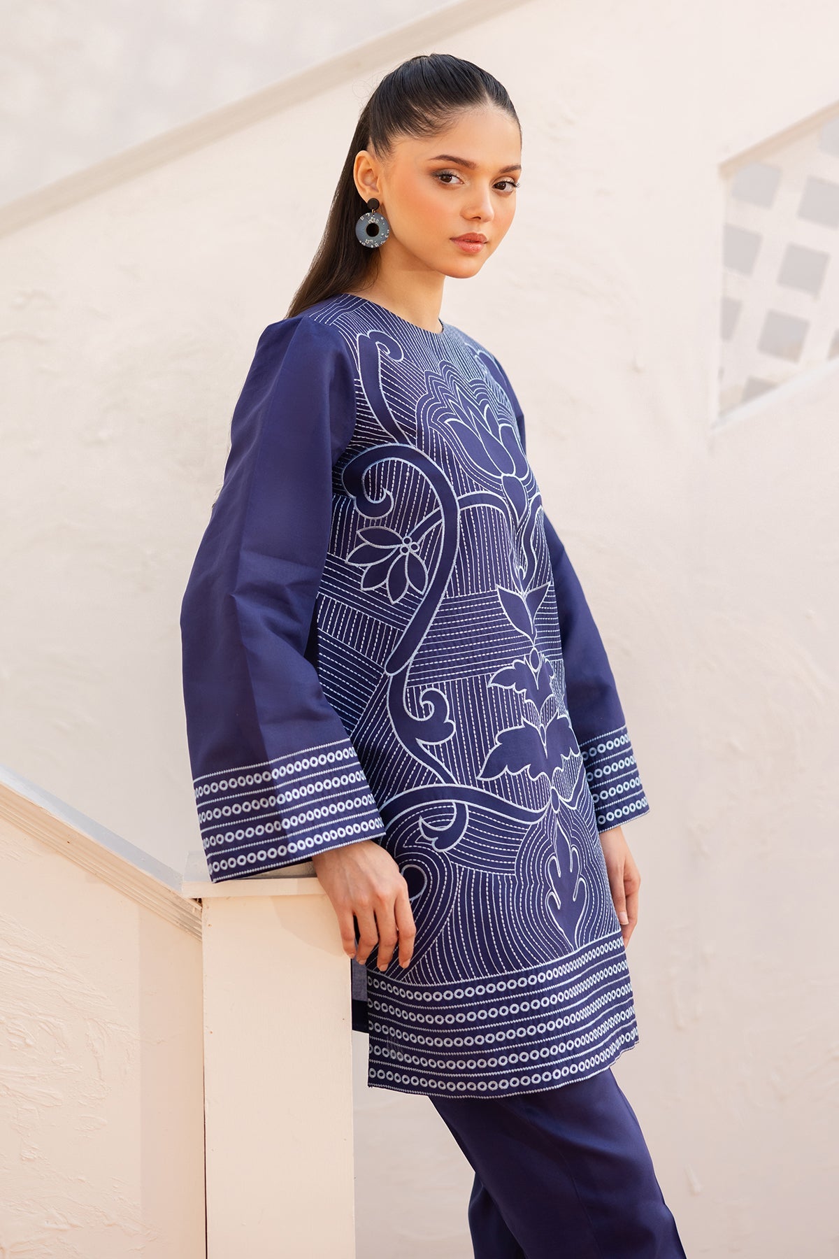 EMBROIDERED JACQUARD LAWN PR-1110