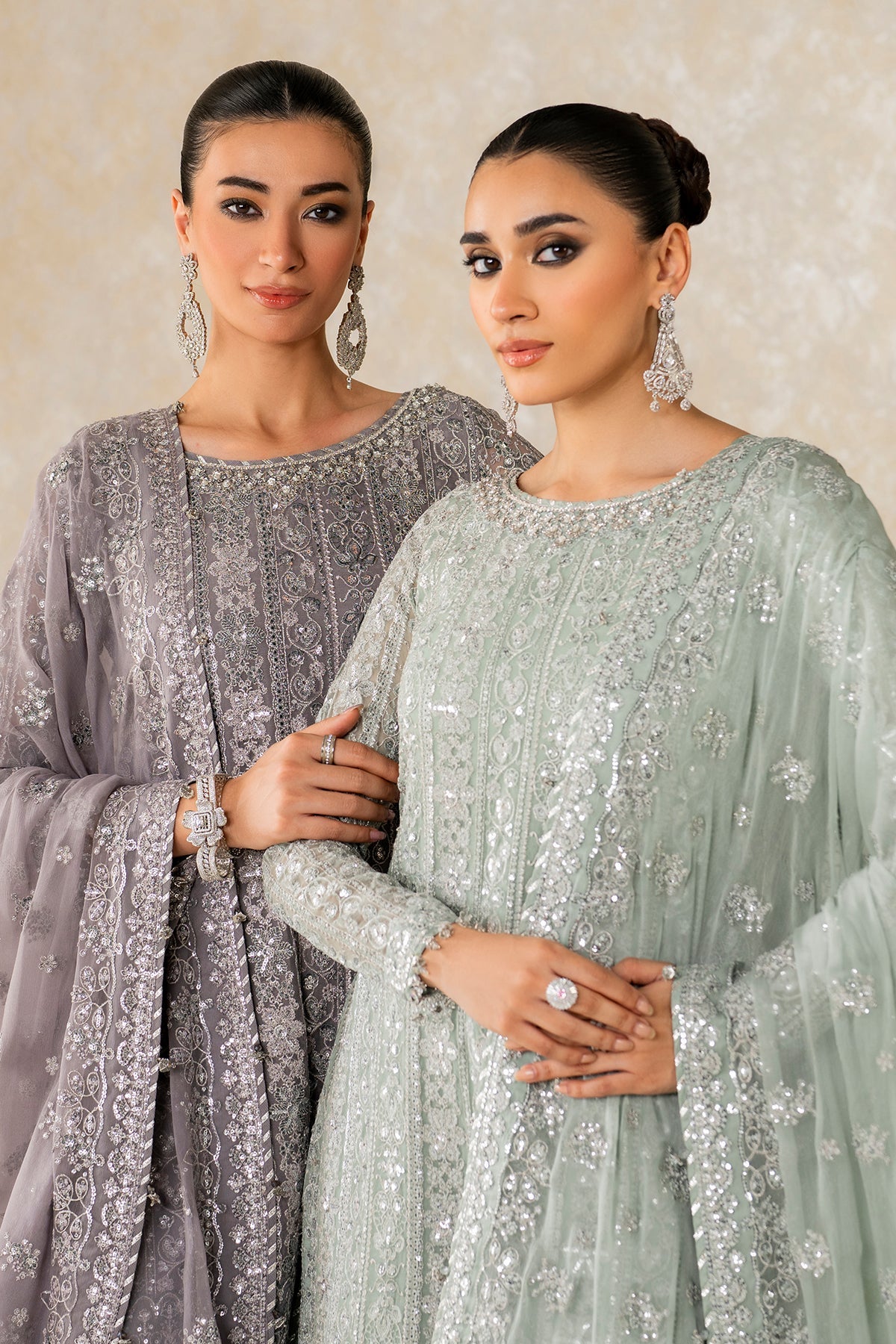 EMBROIDERED CHIFFON SF-4160