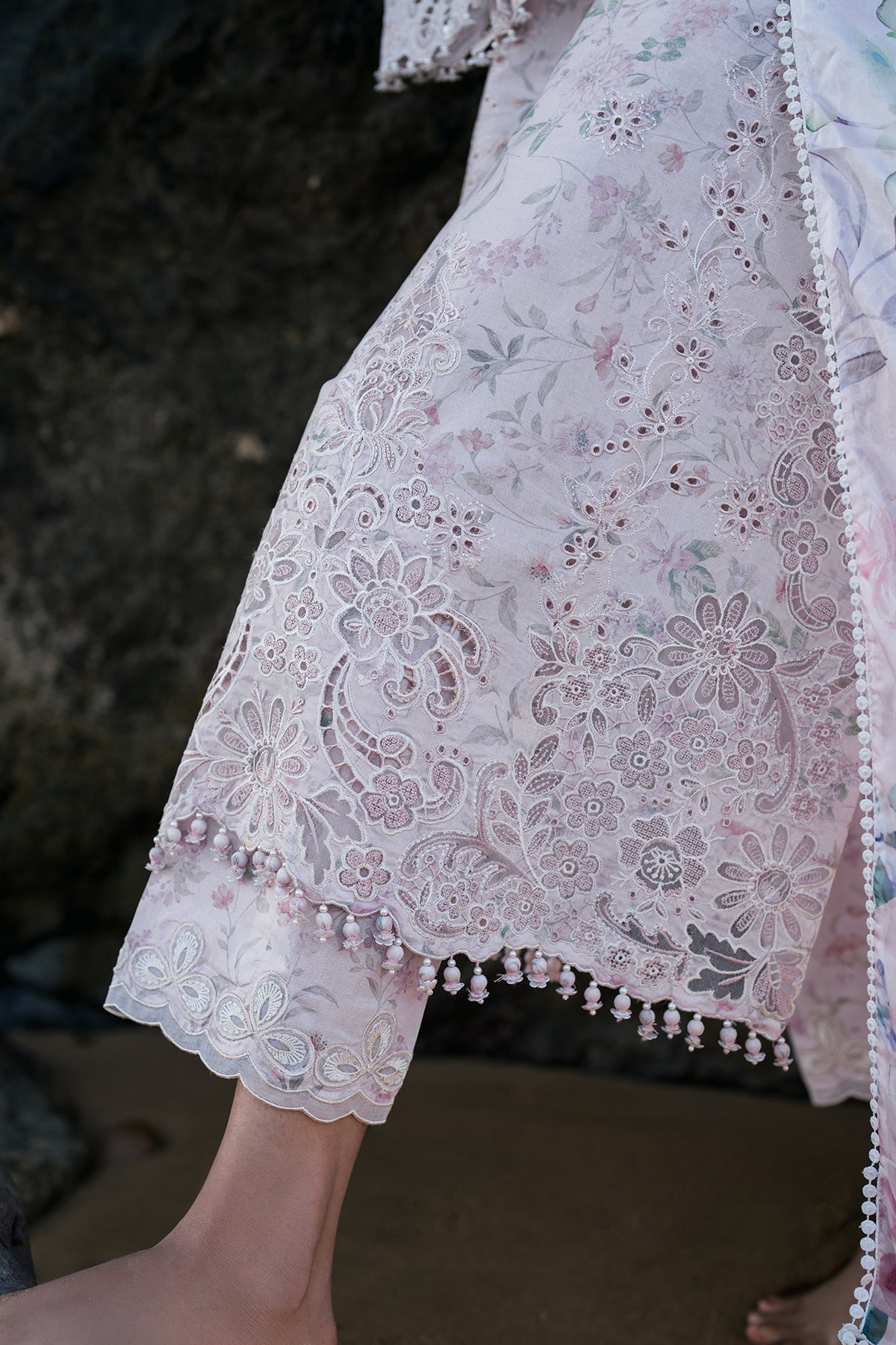 EMBROIDERED PRINTED LAWN SF-4130