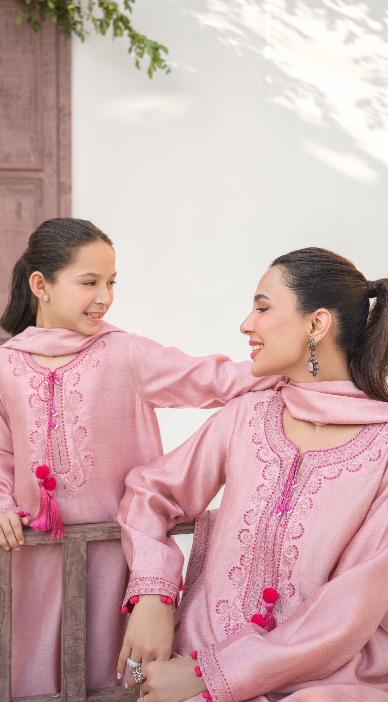 Mindy Junior | Girls Korean Silk Kaftan | Sabeen Abbas
