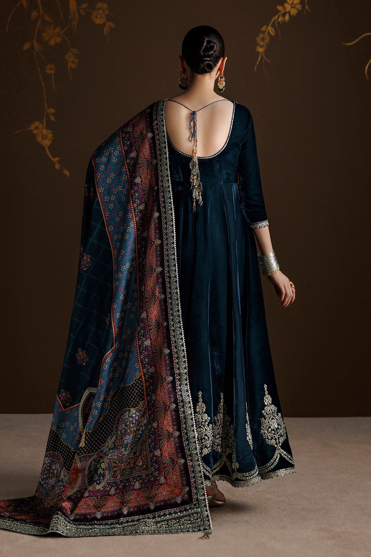 EMBROIDERED VELVET PR-1410