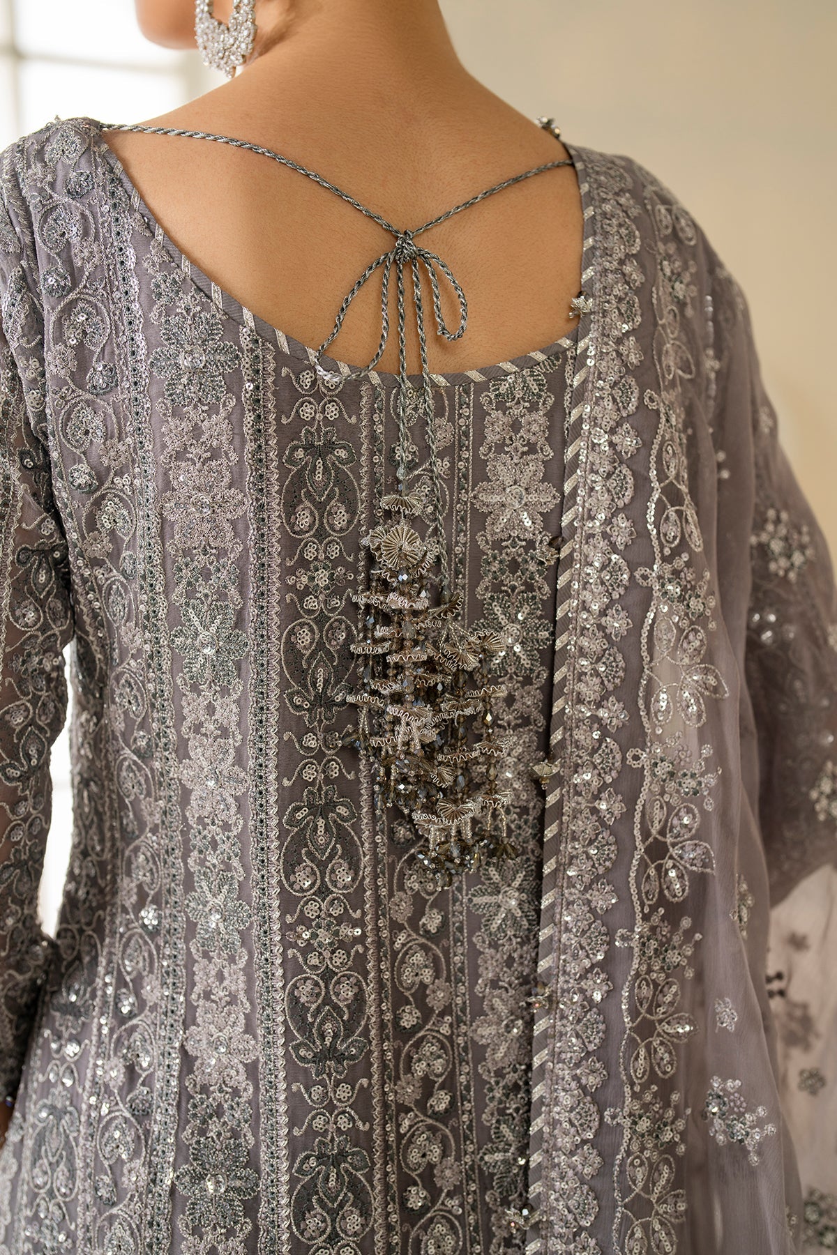 EMBROIDERED CHIFFON UF-4161