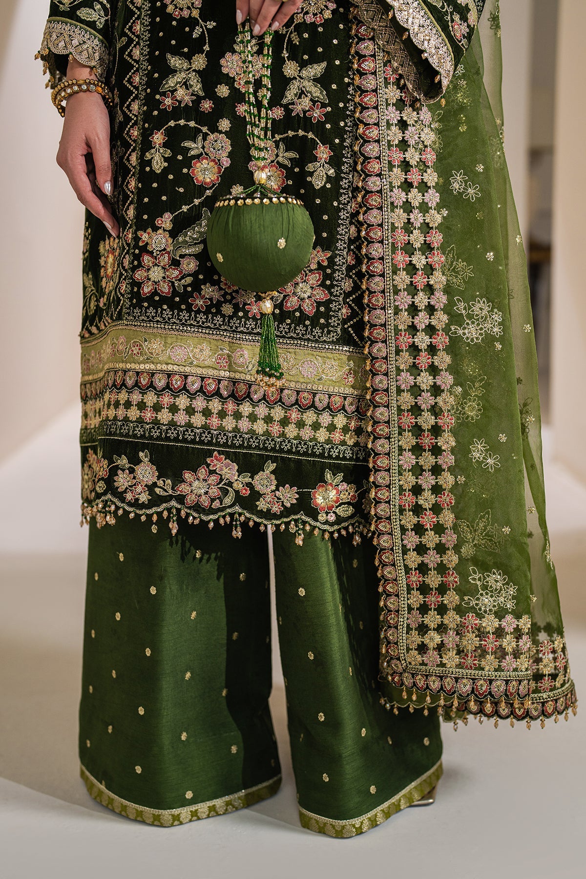 Embroidered Velvet UF-756 Style
