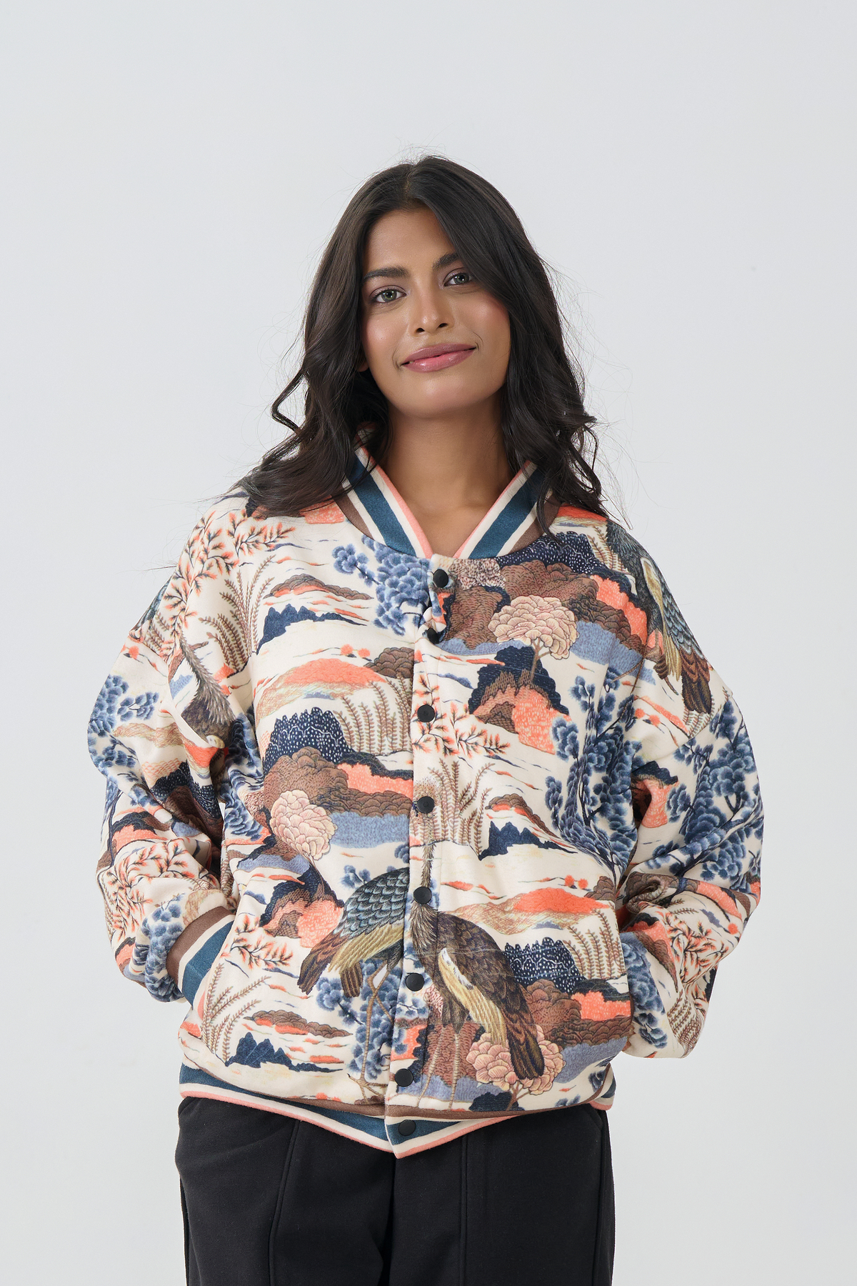 Button Down Bomber Jacket (Landscape)
