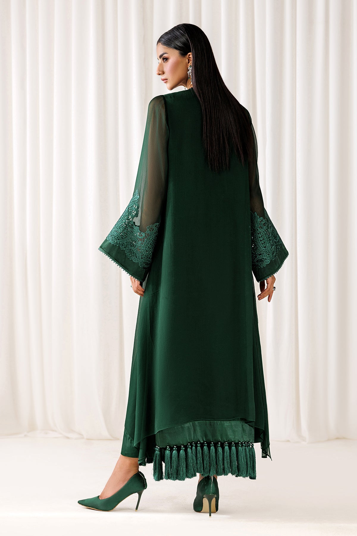 EMBROIDERED CHIFFON EN-1301