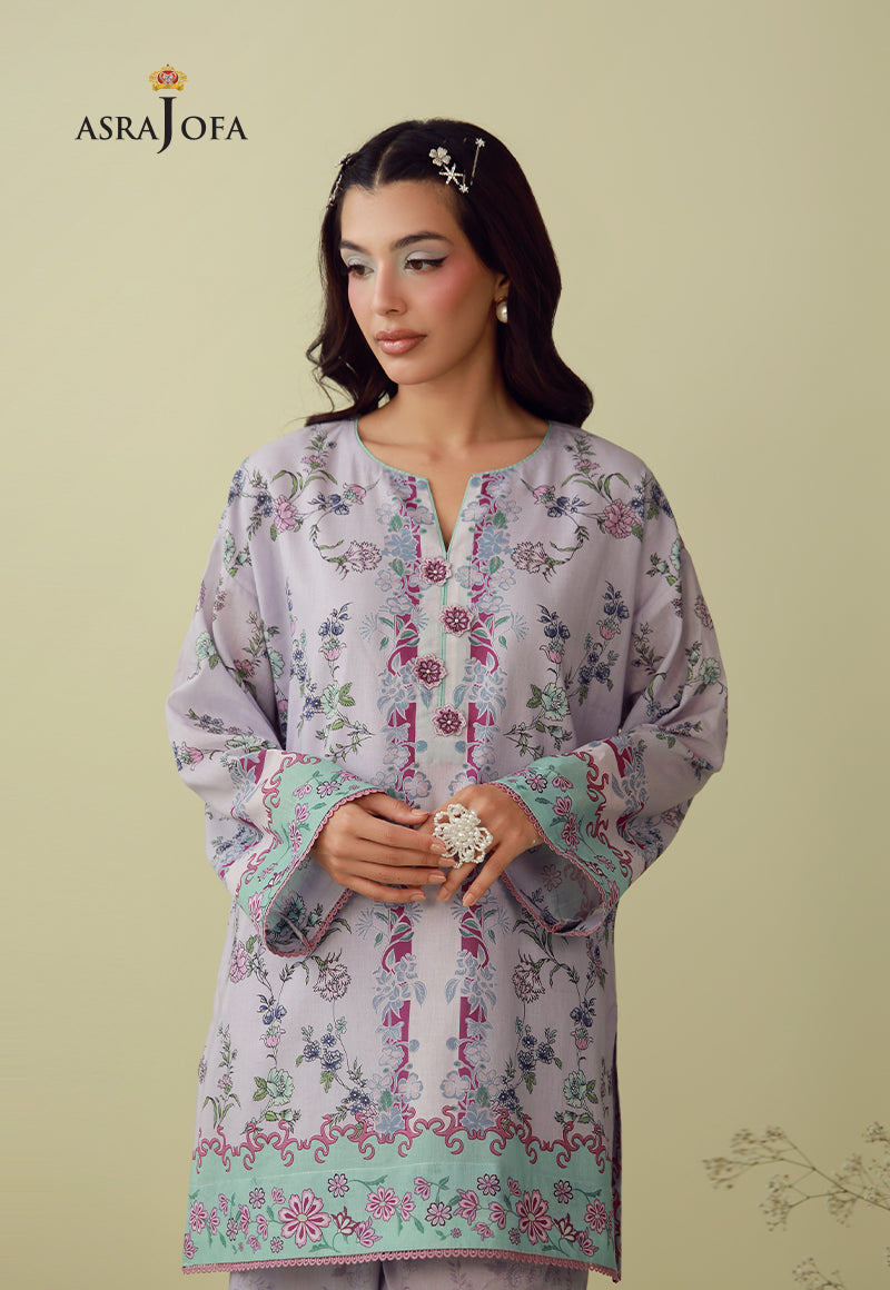 AJPB-289 Printed Lawn Stitched 2pcs