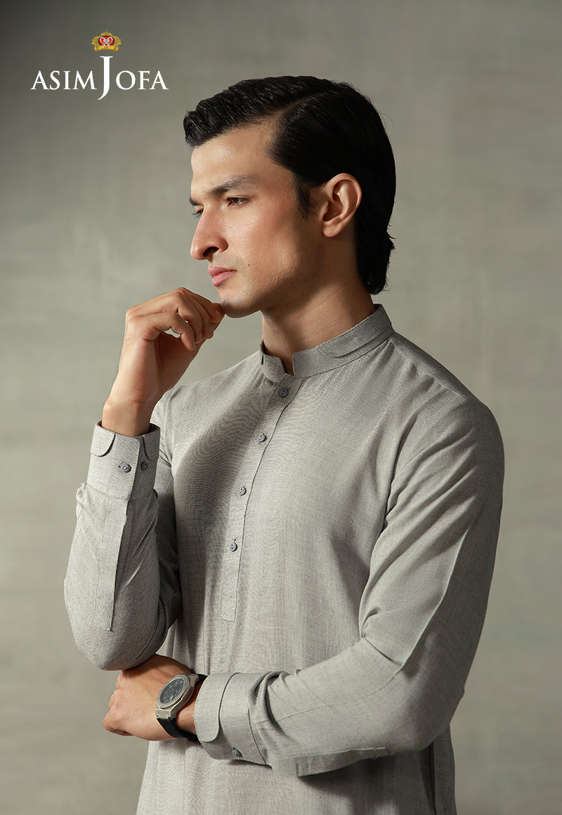 AJMRW-17 CHAMBRAY BLENDED STITCHED 2 PCS