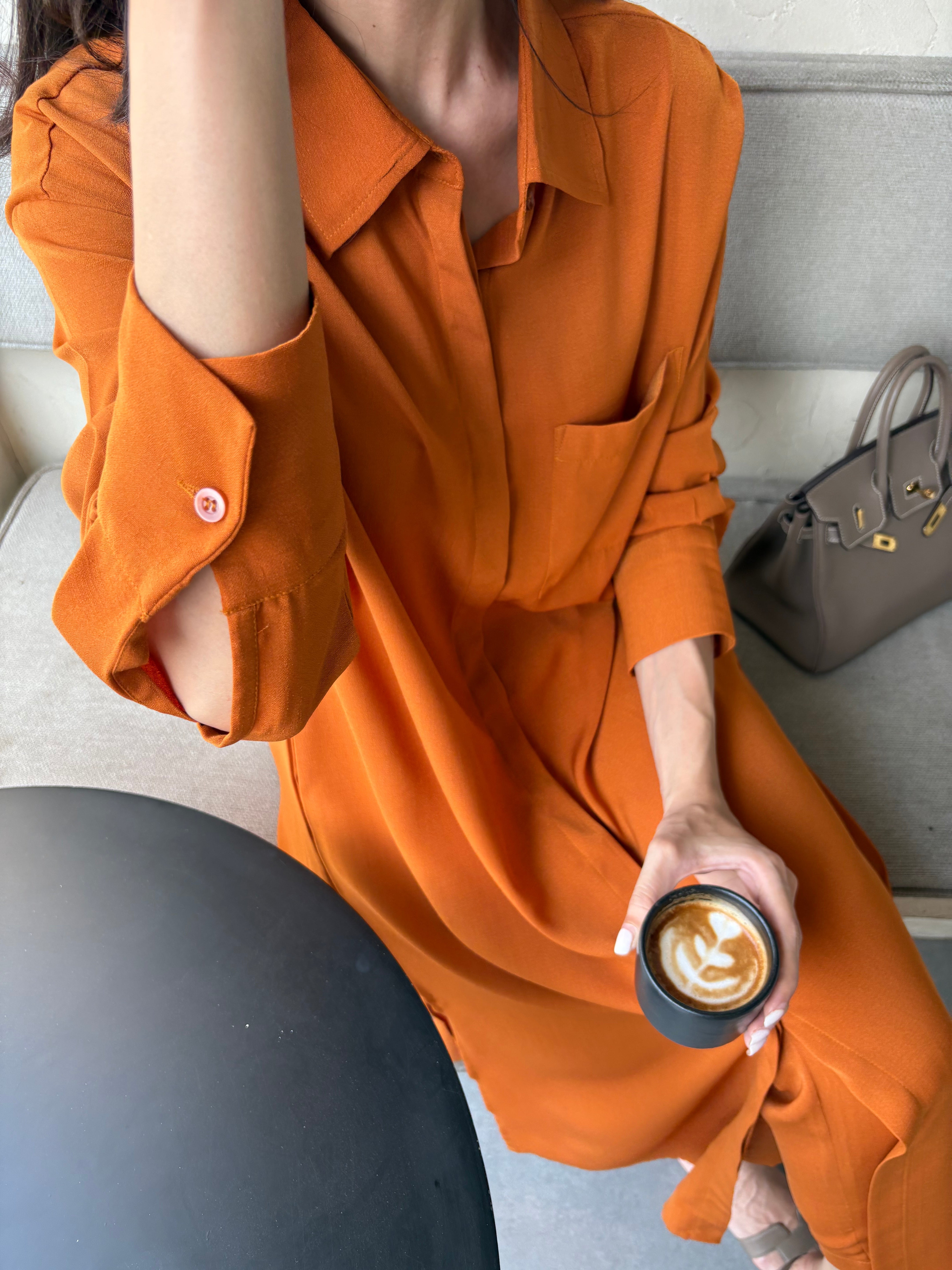 Burnt Orange Travel Set