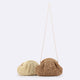 Mika Raffia Pouch Bag with detachable Chain