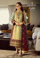 Ajso-221 Unstitched 3 Pcs Shirt Dupatta Trouser