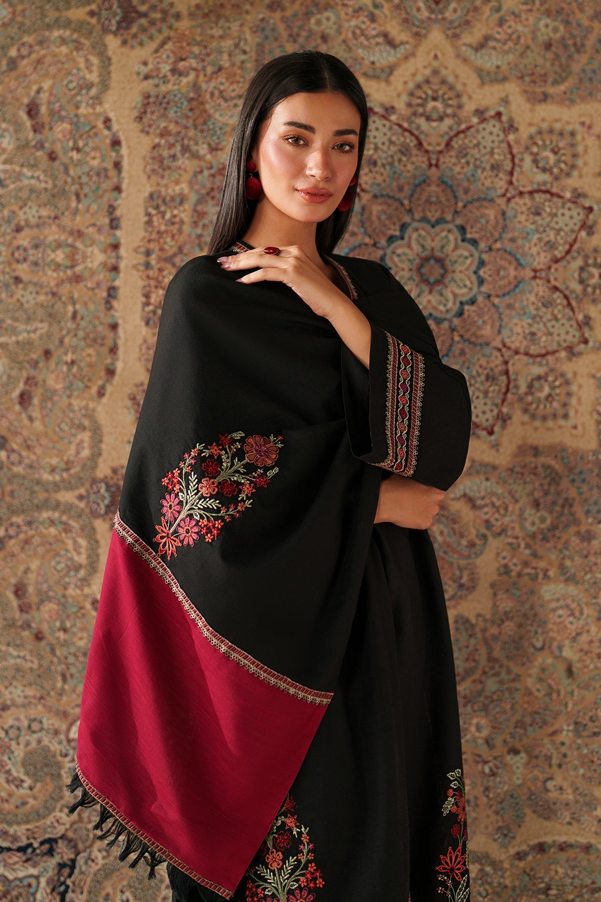 EMBROIDERED KHADDAR SF-4346