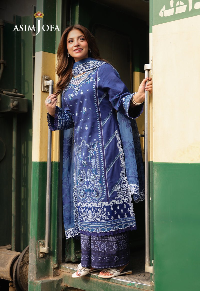 AJUBU-02 Embroidered Jacquard 3 Pcs