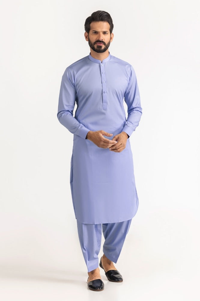 Gul Capri Latha Unstitched Fabric Cotton-Lf