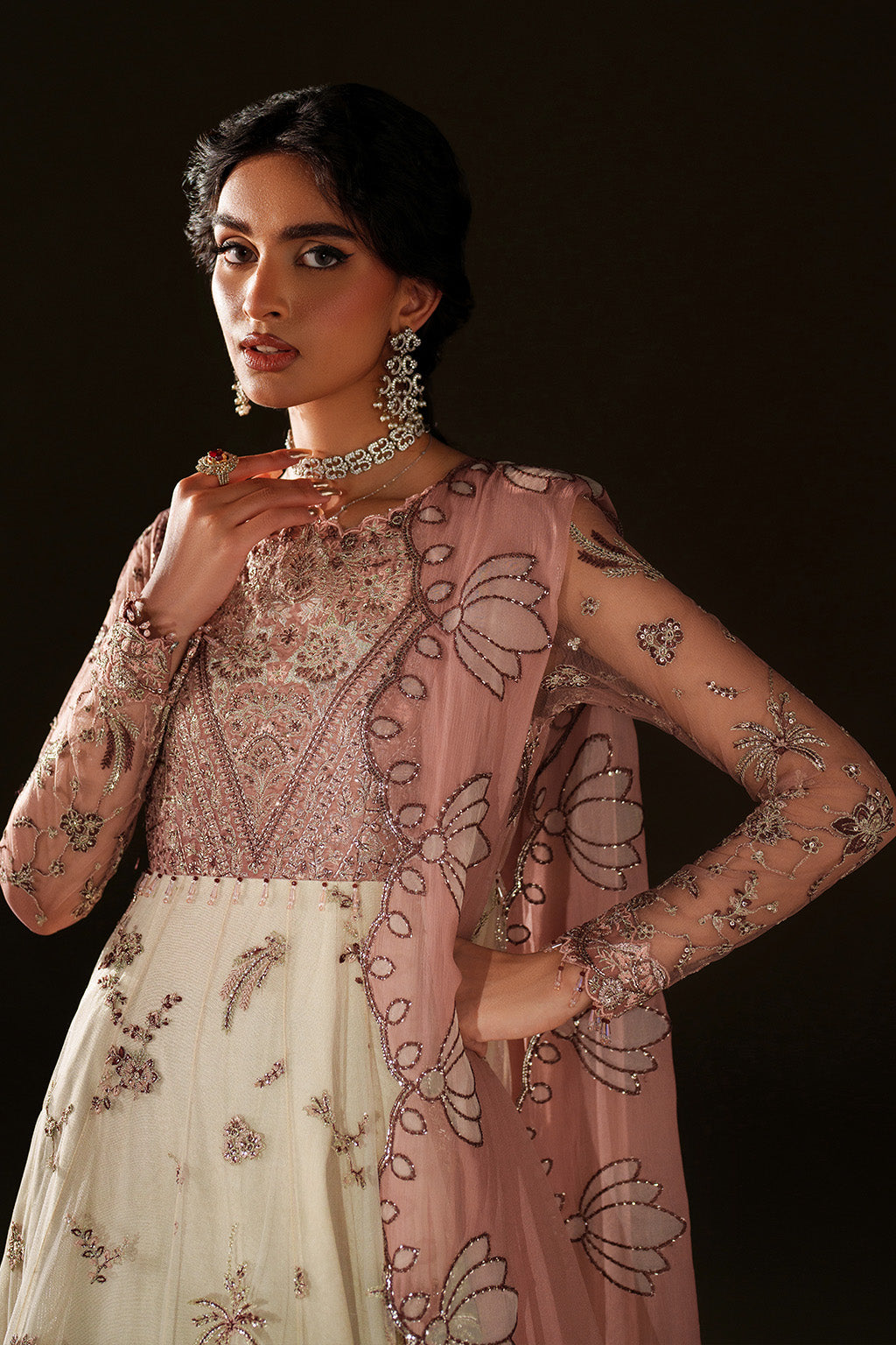 IV-78 Embroidered Velvet