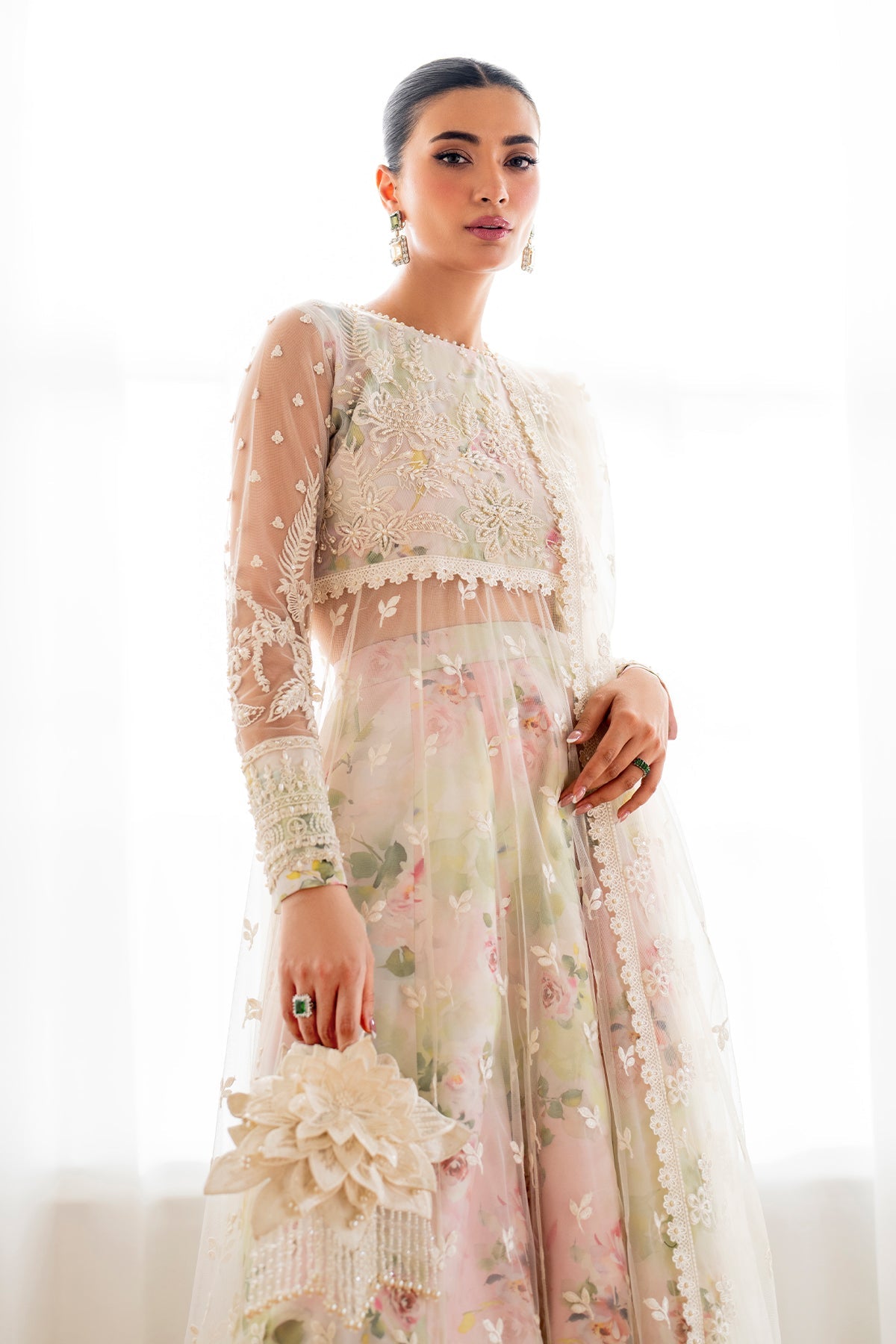 EMBROIDERED NET UF-686