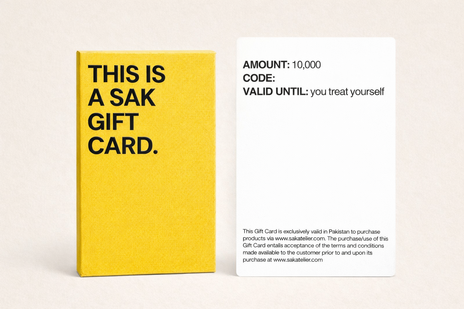 Physical Gift Card