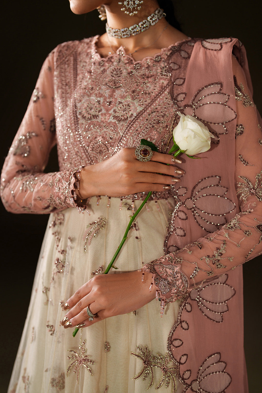 IV-78 Embroidered Velvet