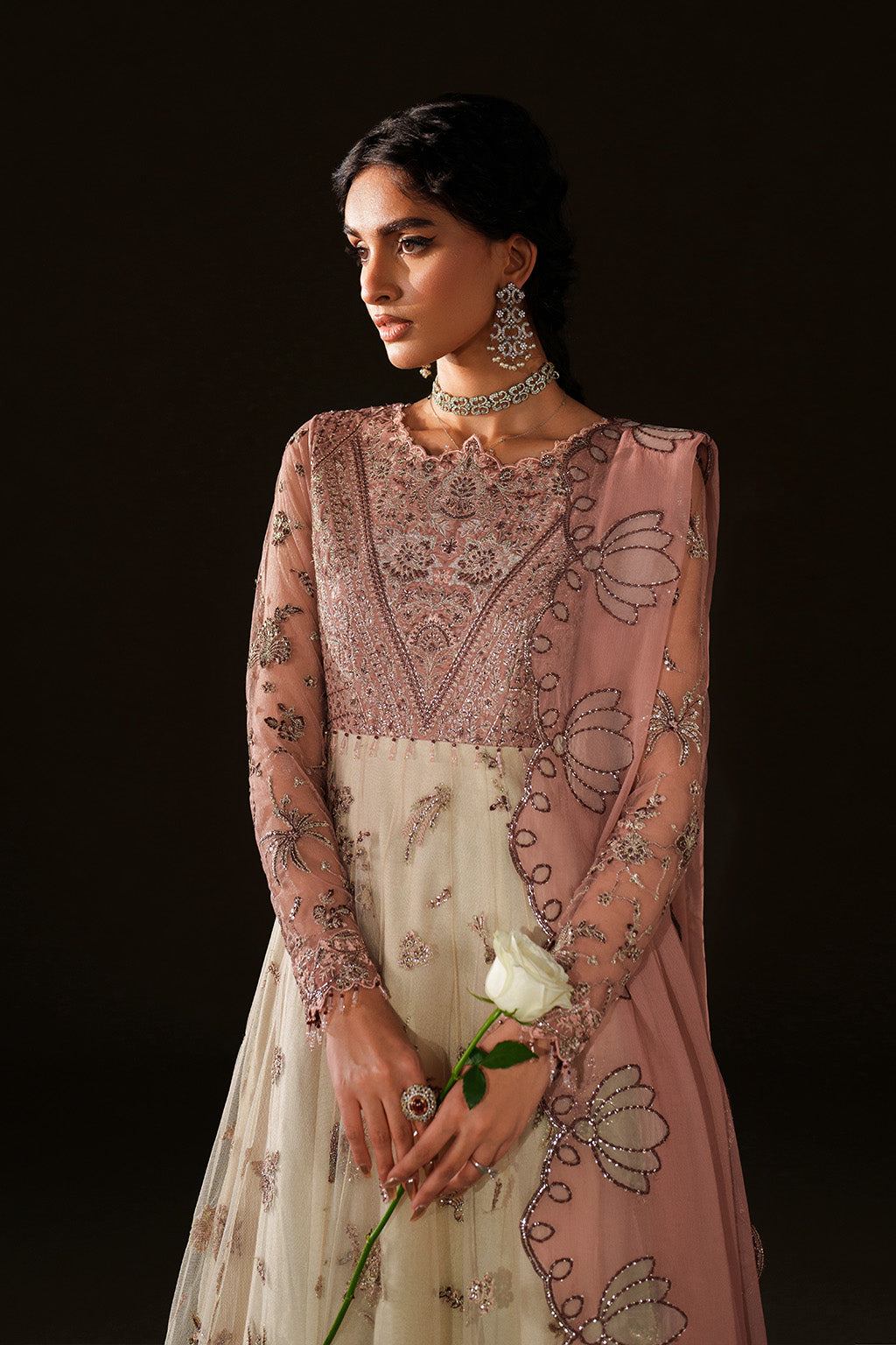 IV-78 Embroidered Velvet