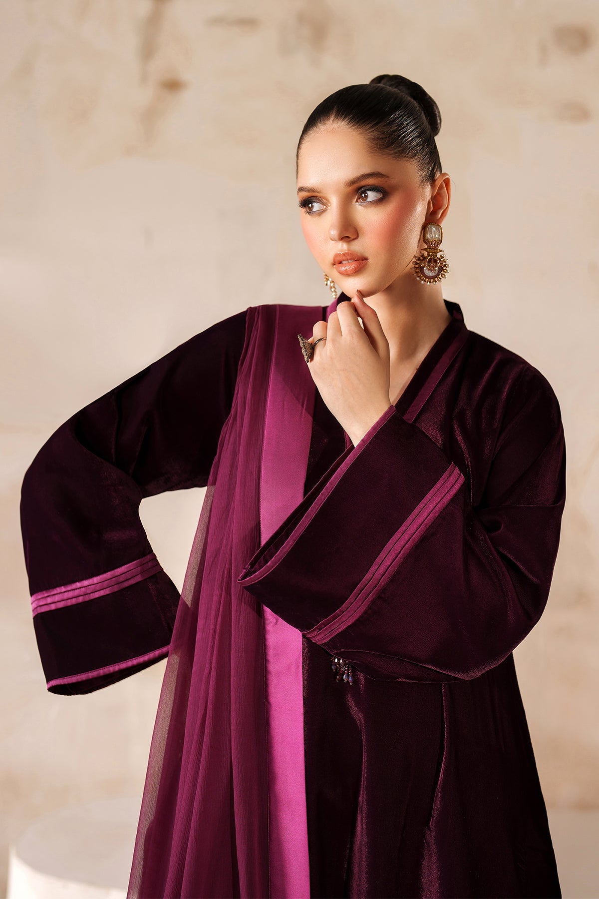 PLAIN CHIFFON DUPATTA 93