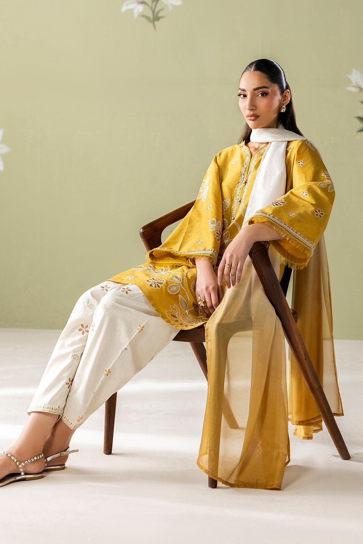 EMBROIDERED LAWN SF-4419