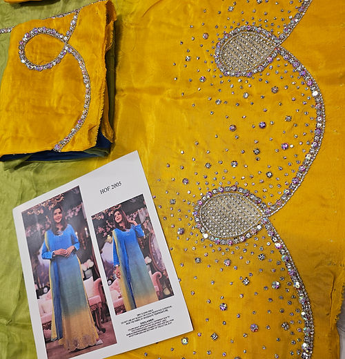 Farida Hasan – Neon Ombre Style