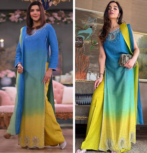 Farida Hasan – Neon Ombre Style