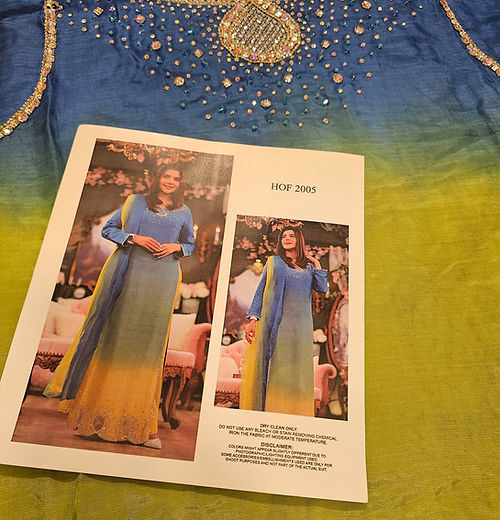 Farida Hasan – Neon Ombre Style
