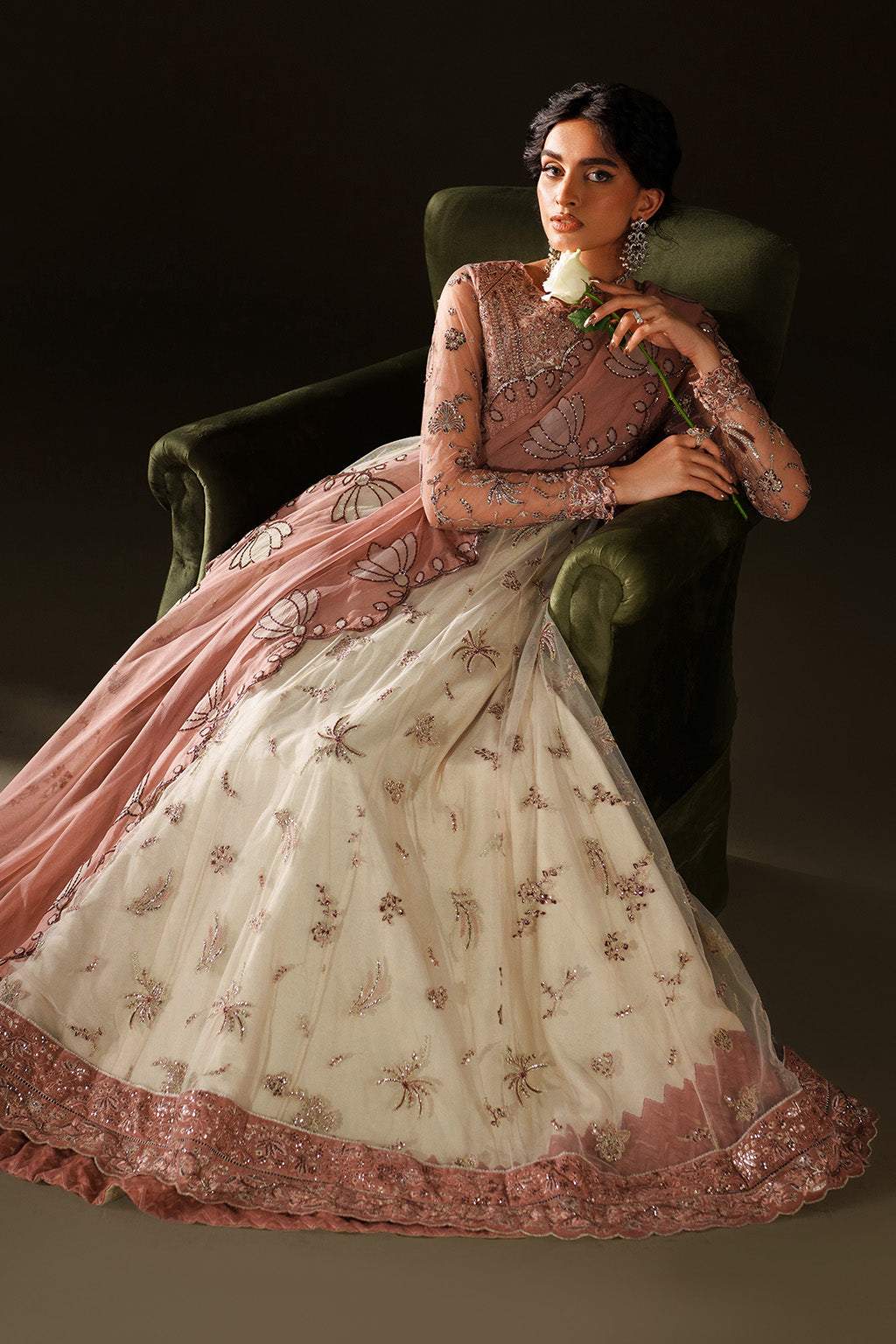 IV-78 Embroidered Velvet