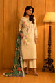 Unstitched Slub Muzlin 3 Piece Suit