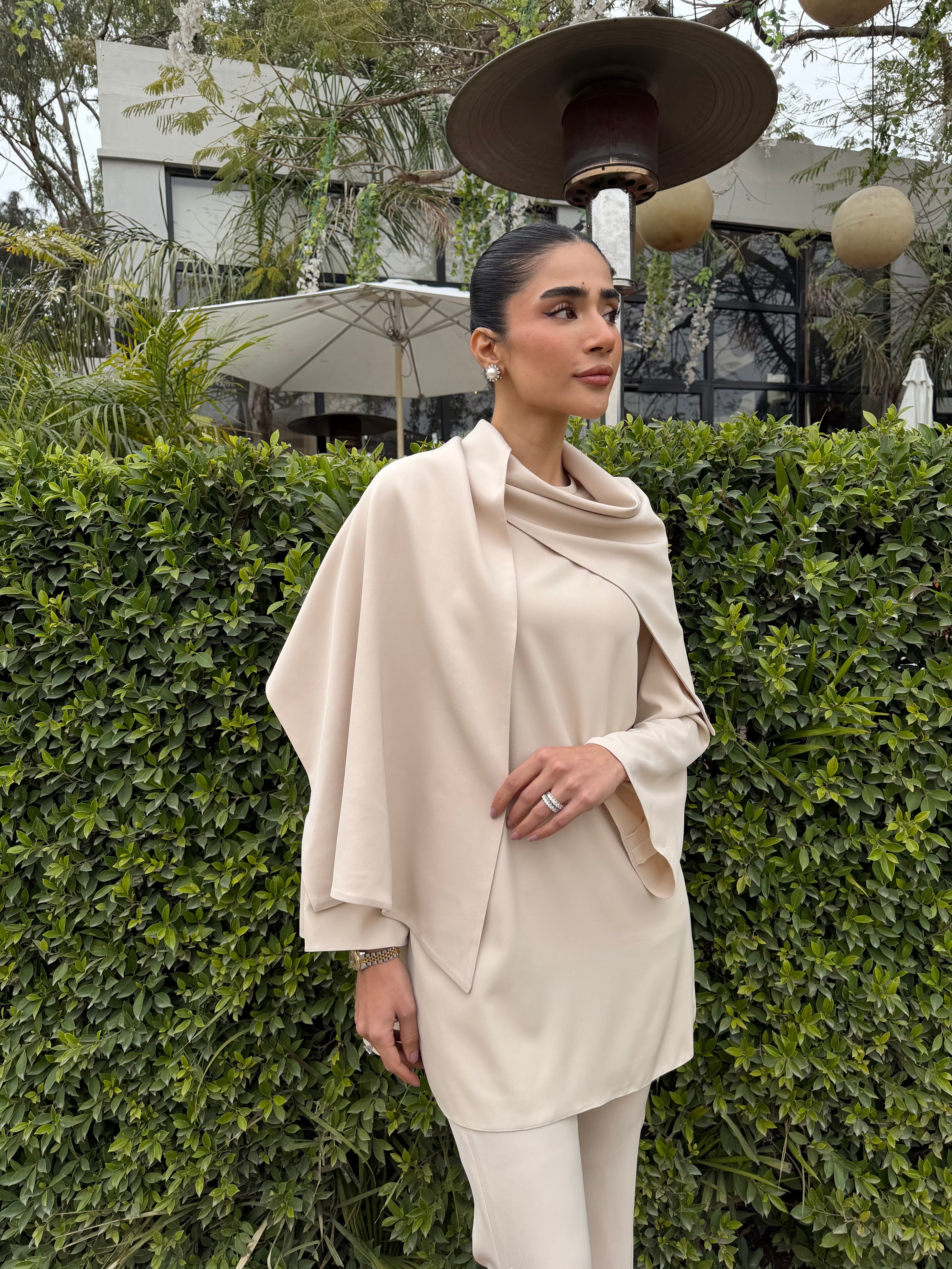 Ivory Drape Set