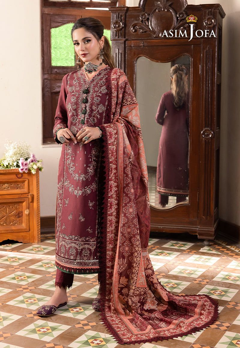 AJRW-34 EMBROIDERED STITCHED 3 PCS