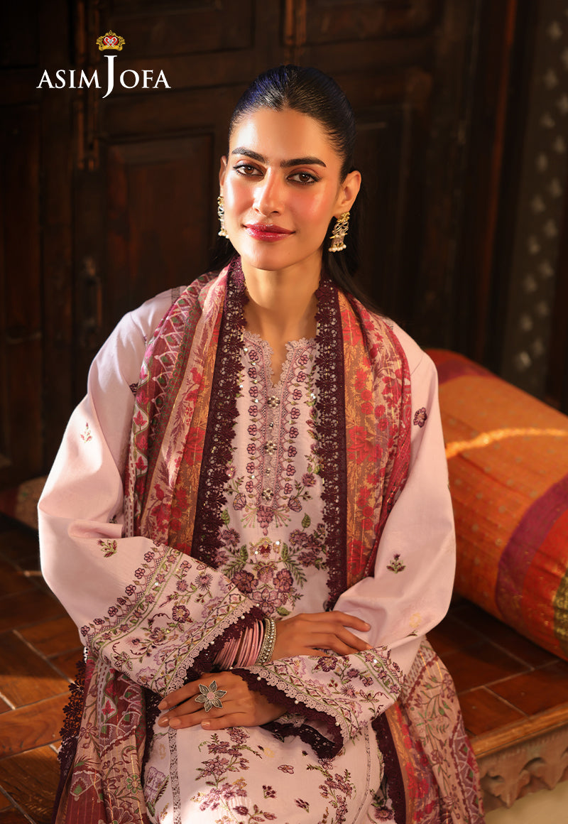 AJUBU-05 Embroidered Jacquard 3 Pcs