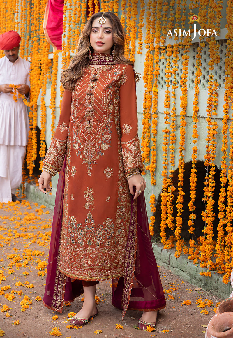AJAB-14 EMBROIDERED LAWN SILK 3 PCS