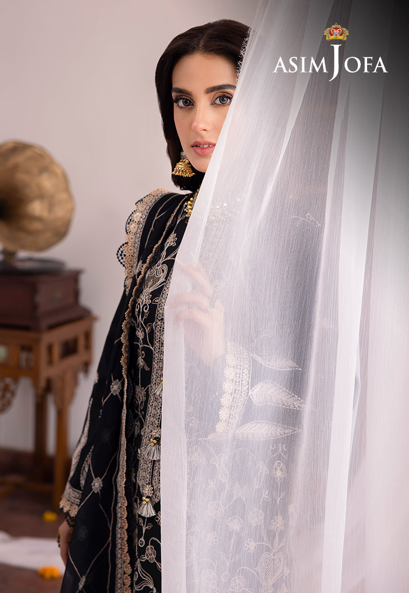AJSW-27 EMBROIDERED POLY VISCOSE 3 PCS