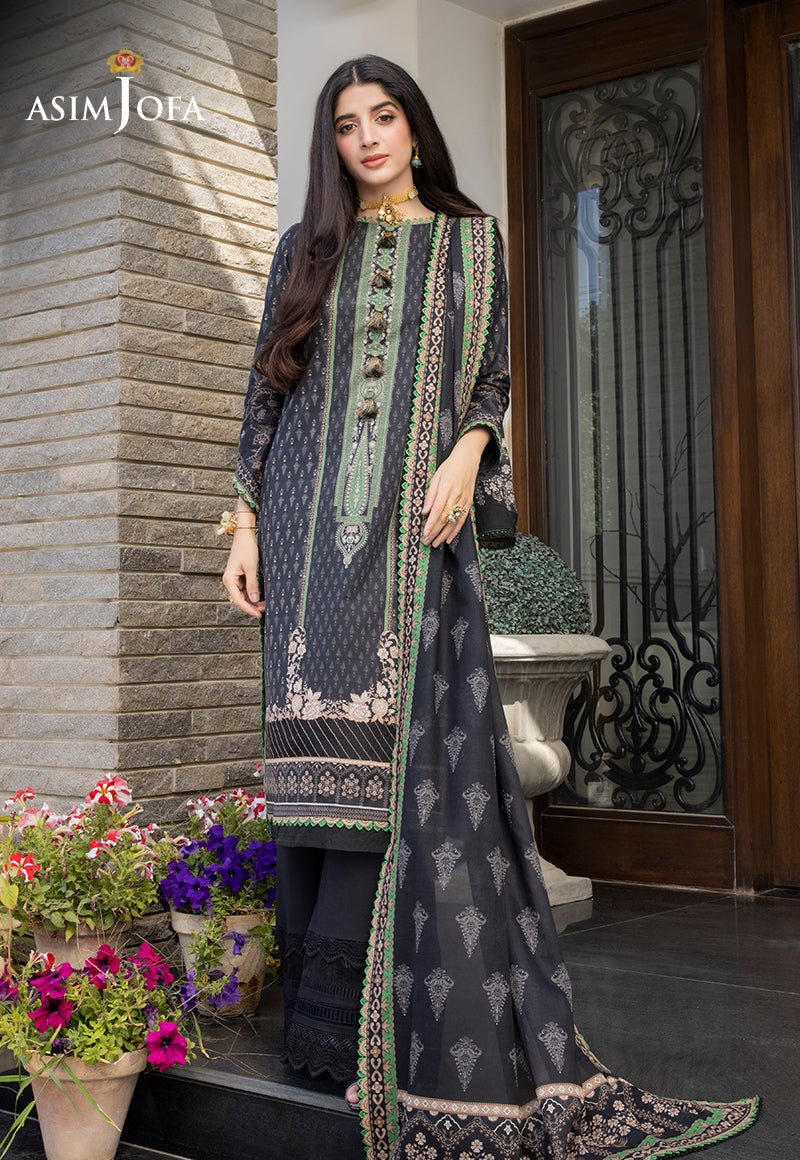 AJS-10 PRINTED LAWN 3 PCS