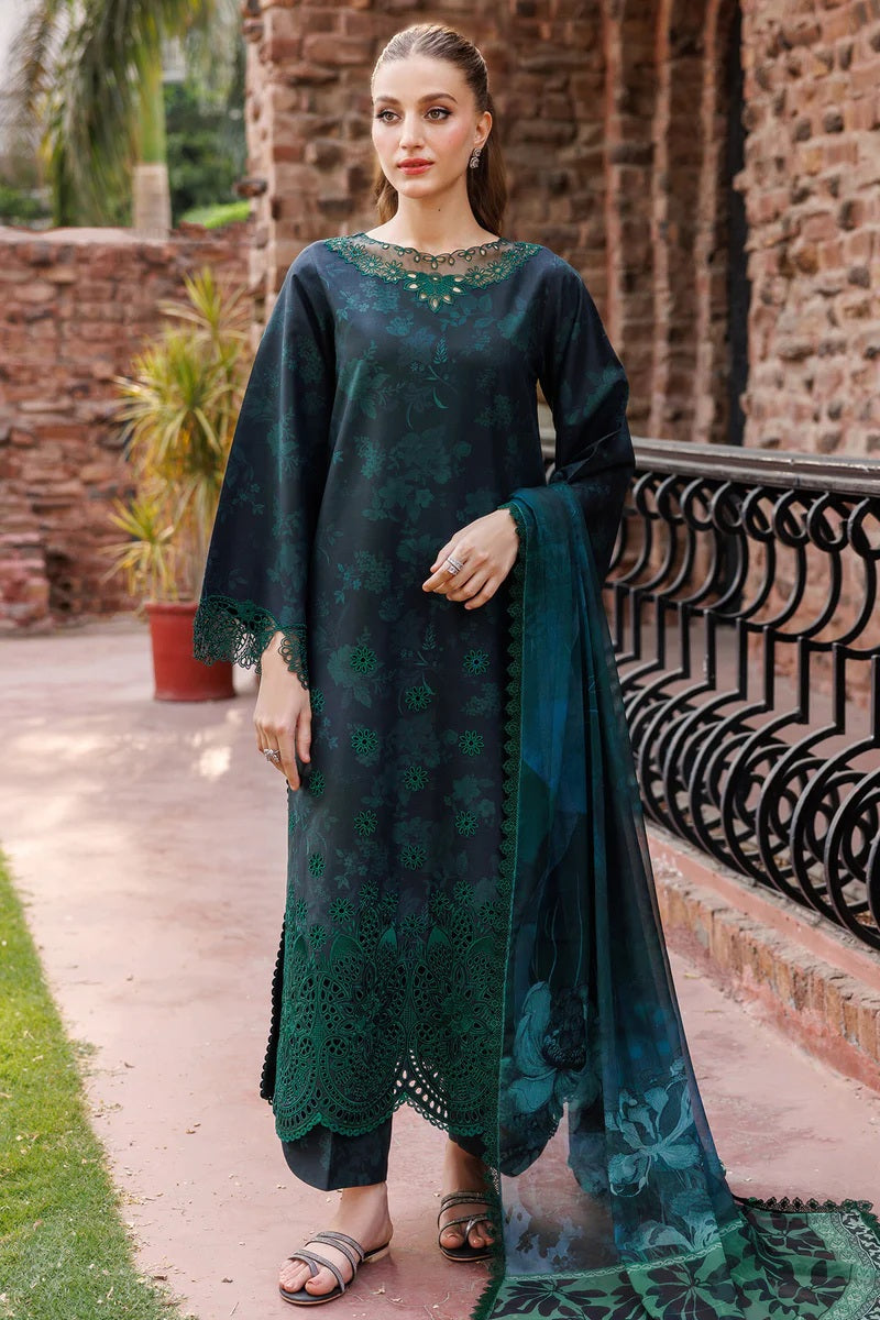 Farasha - Periveil - Luxury Lawn Embroidered 3 Piece Unstitched