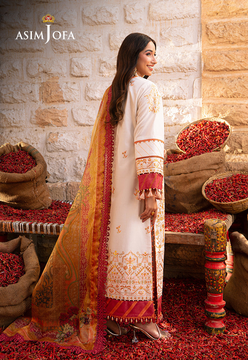 Ajso-76 Unstitched 2 Pcs Shirt Dupatta