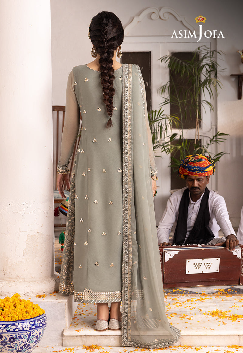 AJAB-15 EMBROIDERED CHIFFON 3 PCS