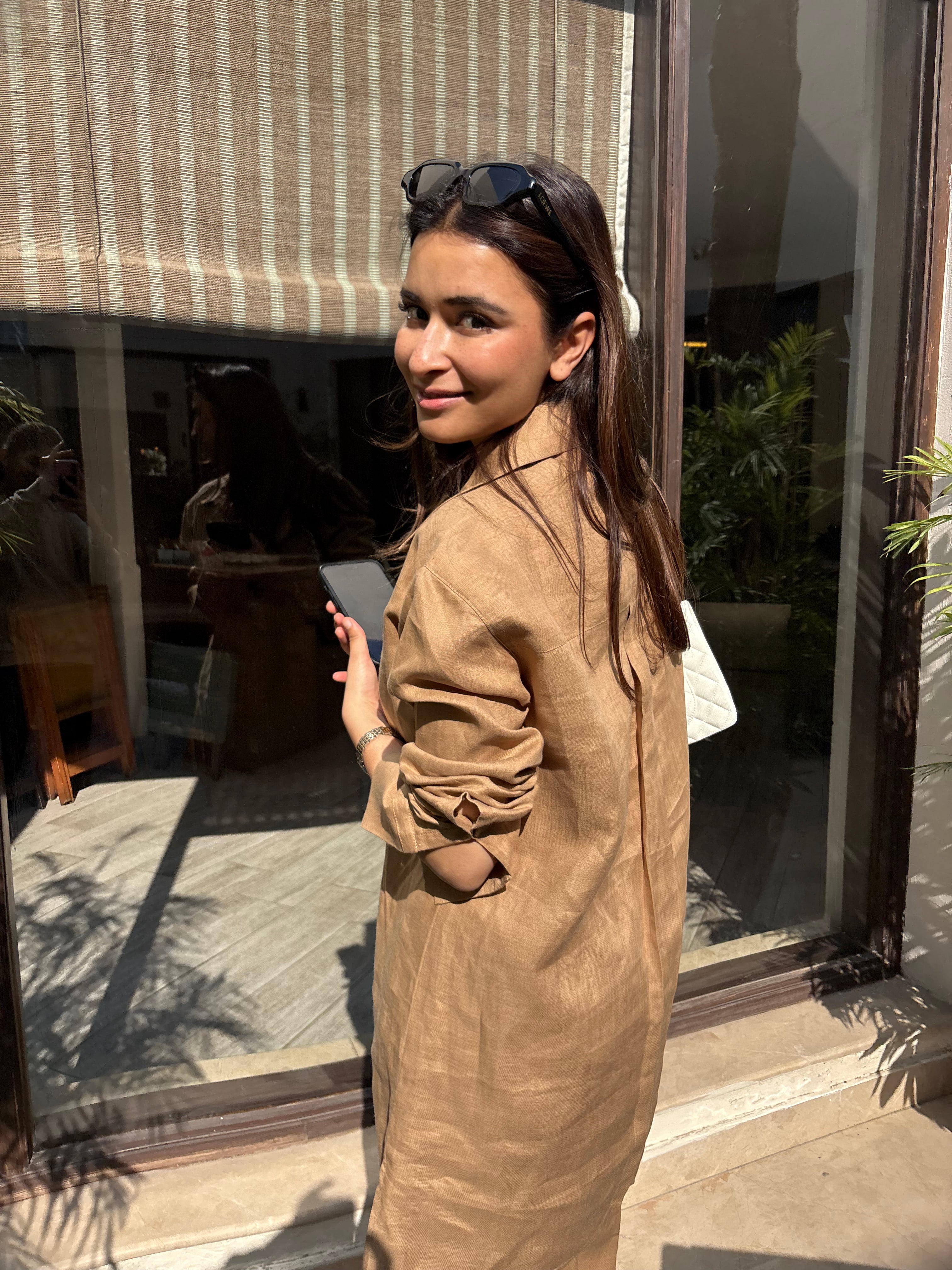 Golden Beige Linen Willow Set