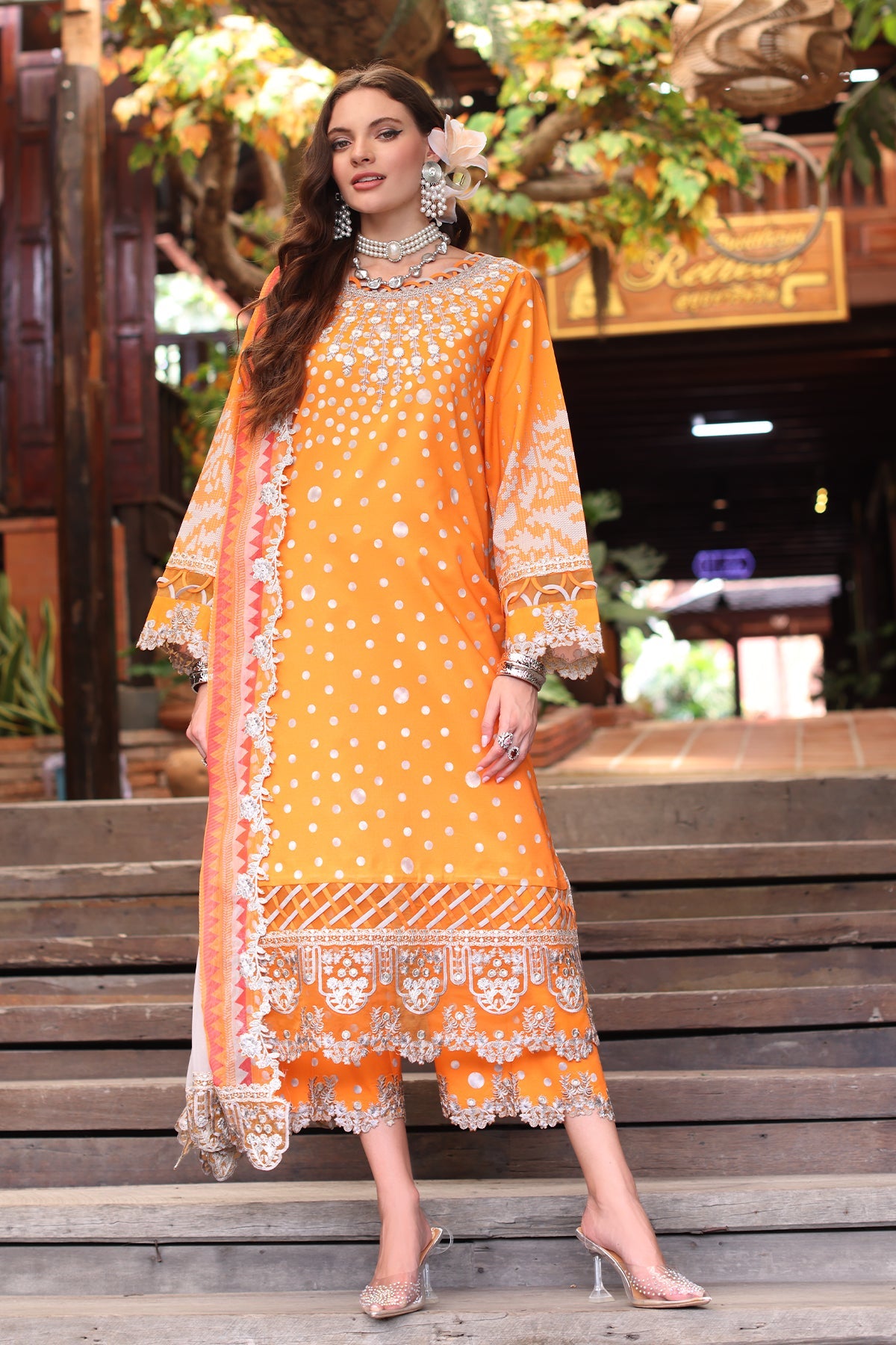 3-PC Unstitched Embroidered Lawn Collection AN5-14