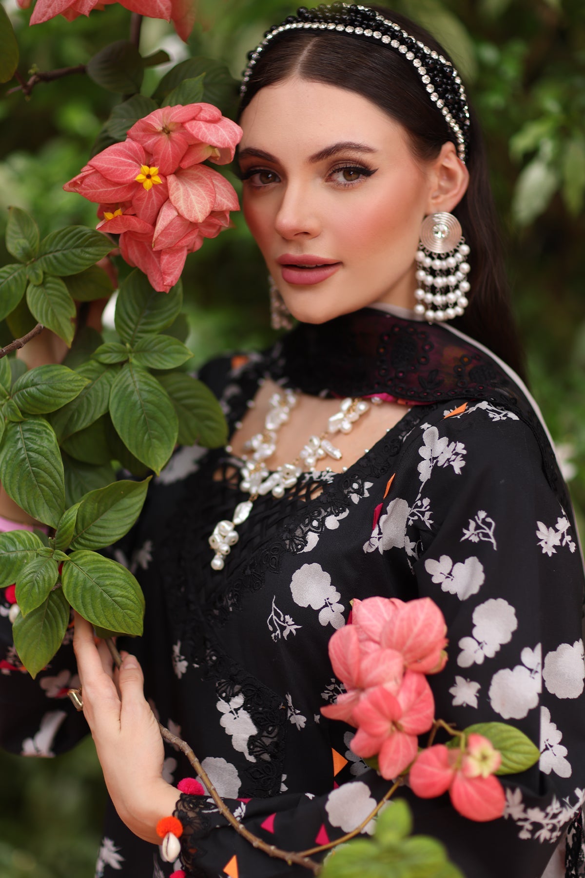 3-PC Unstitched Embroidered Lawn CH6-21