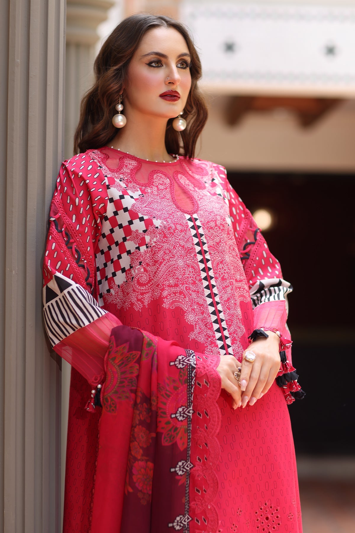 3-PC Unstitched Embroidered Lawn Collection AN6-10