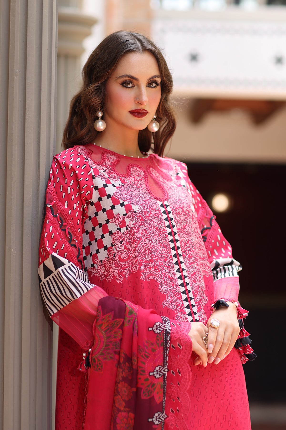 3-PC Unstitched Embroidered Lawn Collection AN6-10