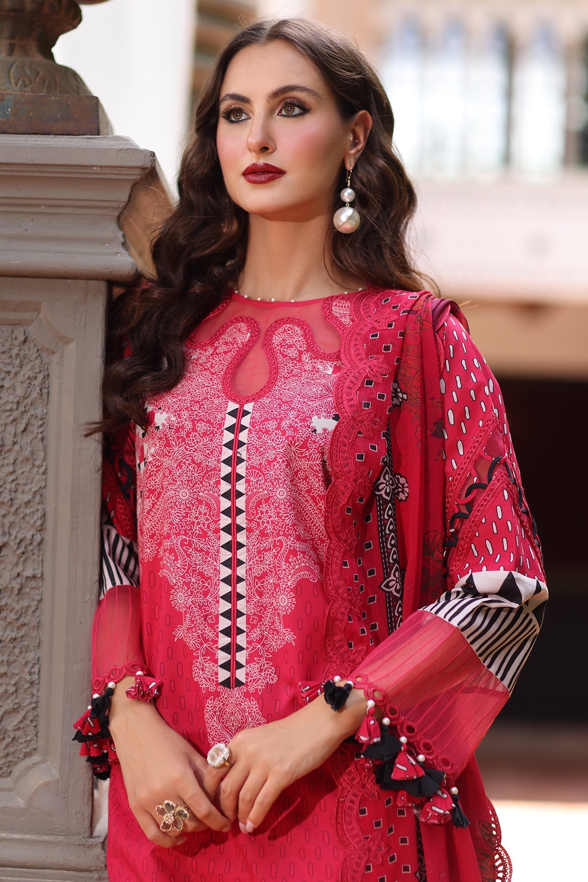 3-PC Unstitched Embroidered Lawn Collection AN6-10