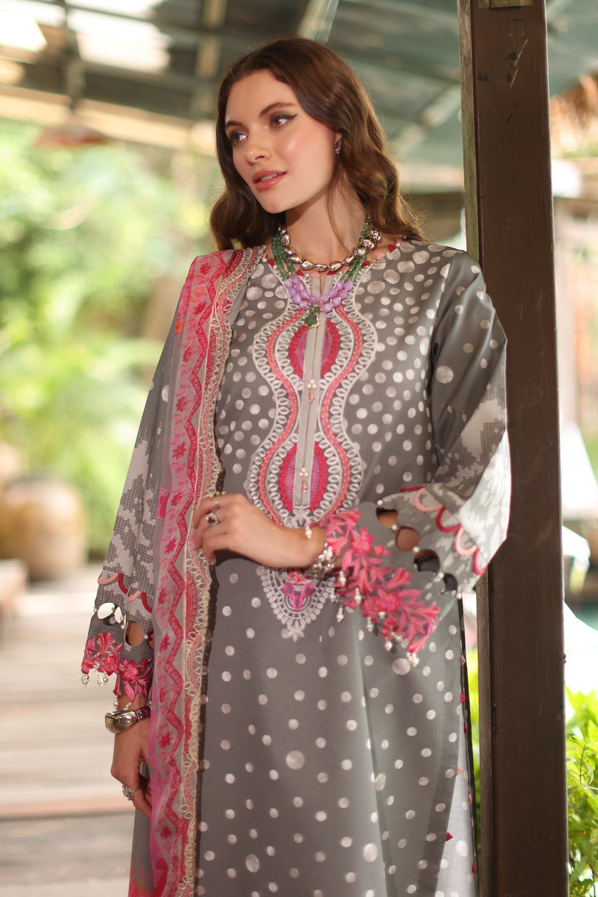 3-PC Unstitched Embroidered Lawn Collection AN5-16