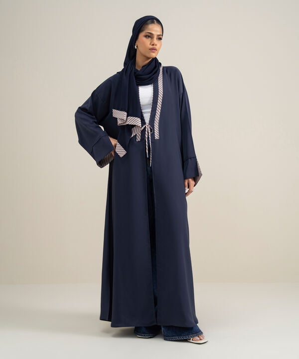 Front-Open Regular Abaya Set