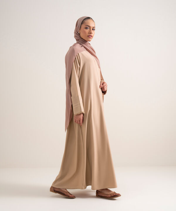 Button Through Raglan Abaya