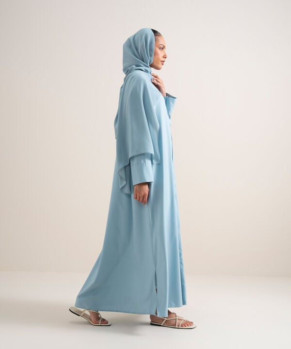 Button Through Raglan Abaya